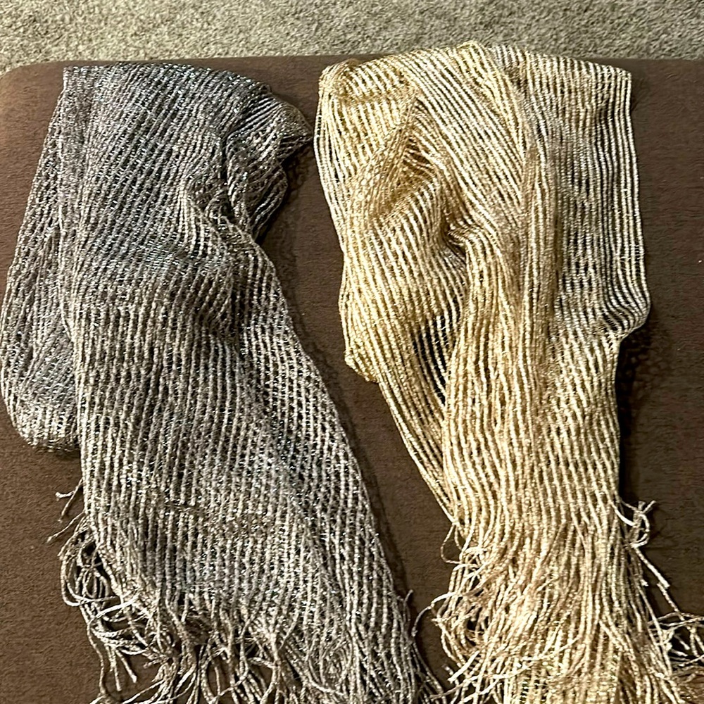 Gold and Silver shawls